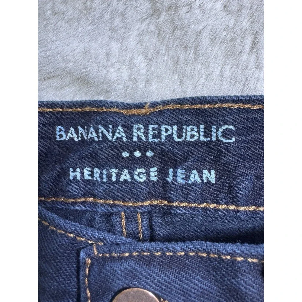 Banana Republic Jeans Heritage Dark Blue Men's 31x30  Straight Fit excellent
